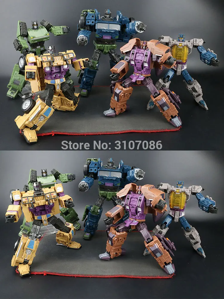 JinBao трансформация G1 WB Bruticus натиск сражение взрыв вихрь оверсайз 5 в 1 KO фигурка