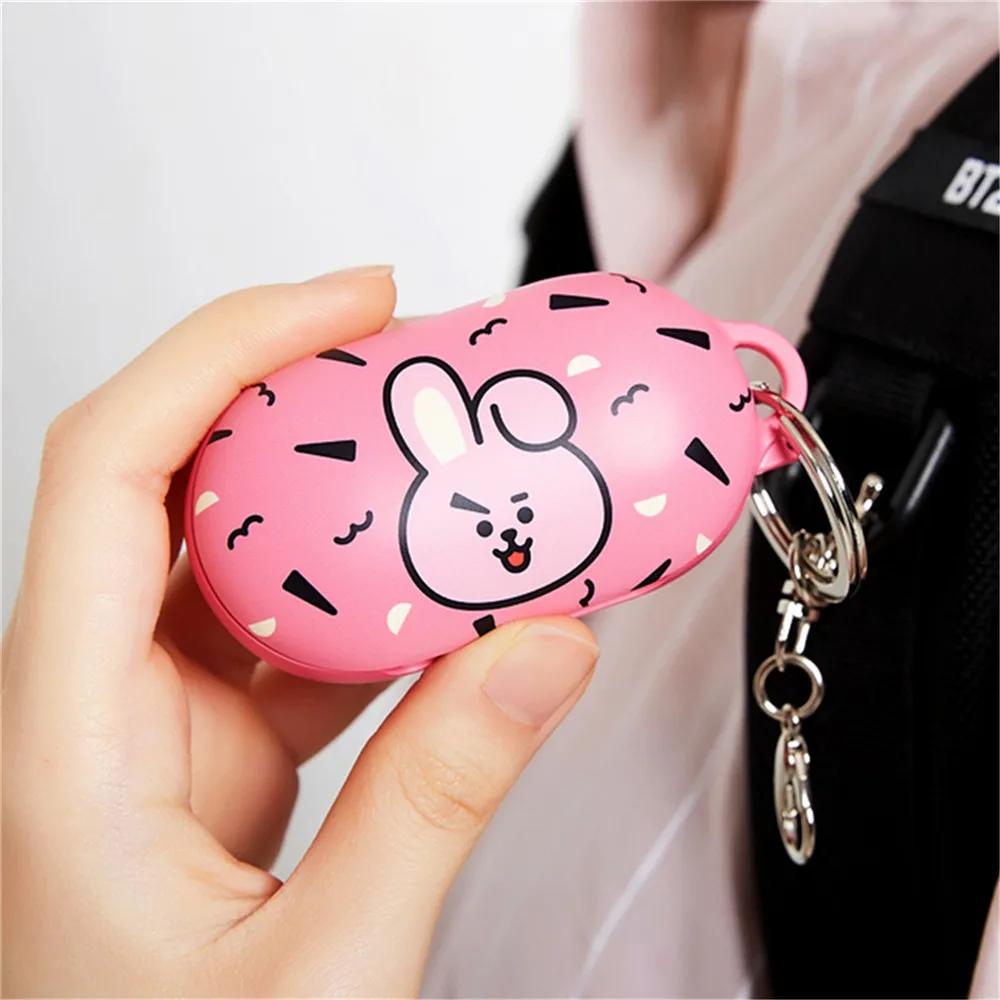 PC защитный чехол для наушников samsung Galaxy Buds гарнитура с кольцами для ключей фото карта для BT21 подлинный чехол для Galaxy Buds