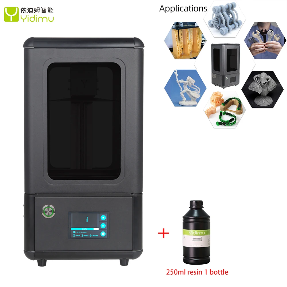 

New Arrival Desktop 3D Printer Led UV Curing Smart Touch Color Screen Off-line Print 4.72"(L) x 2.56"(W) x 6.5"(H)