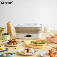 110-220 В многофункциональный электрический складной горячий горшок путешествия горячий горшок портативный барбекю все-в-одном домашняя кухня индукционная плита мультиварка 800 Вт чаша для мультиварки