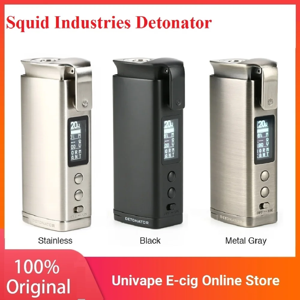Оригинальный кальмар Индастриз детонатор TC Mod Fit 21700/20700 батарея макс. 120 Вт Выход