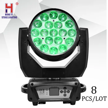 

Moving Head Stage Light 19x15W RGBW blacklight DMX512 Effect Lamp for DJ Disco Club Party Dance Wedding Lights (8pcs/lot)