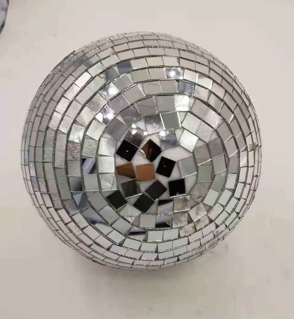 F& GThrisdar D15CM 20 см 25 см Bola de espejo de cestal reflectante giratoria con Motor de CA Pinspot Disco DJ Luz de escenio