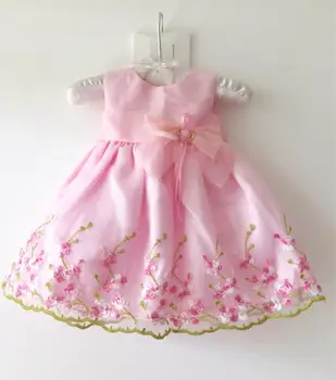 

Newest for 22" Reborn Baby Girl Doll Pink Clothes Outfit Dress Newborn Clothing Baby Girl Dresses Birthday Dress