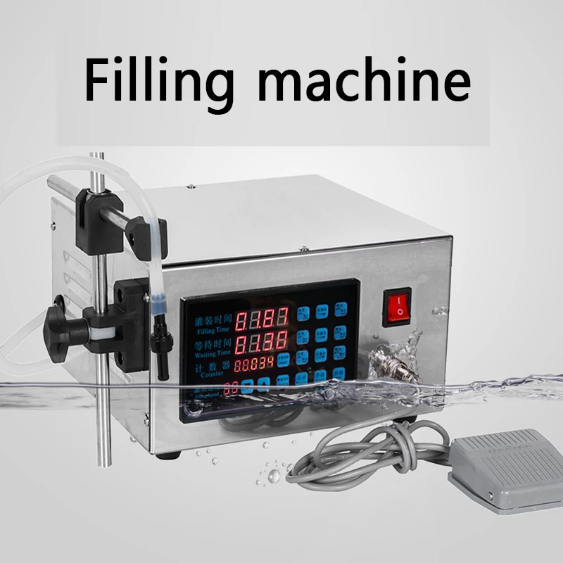 CNC Liquid Filling Machine Automatic Canning Machine Liquor Laundry Liquid Edible Oil Packaging Machine Parts Semi-automatic