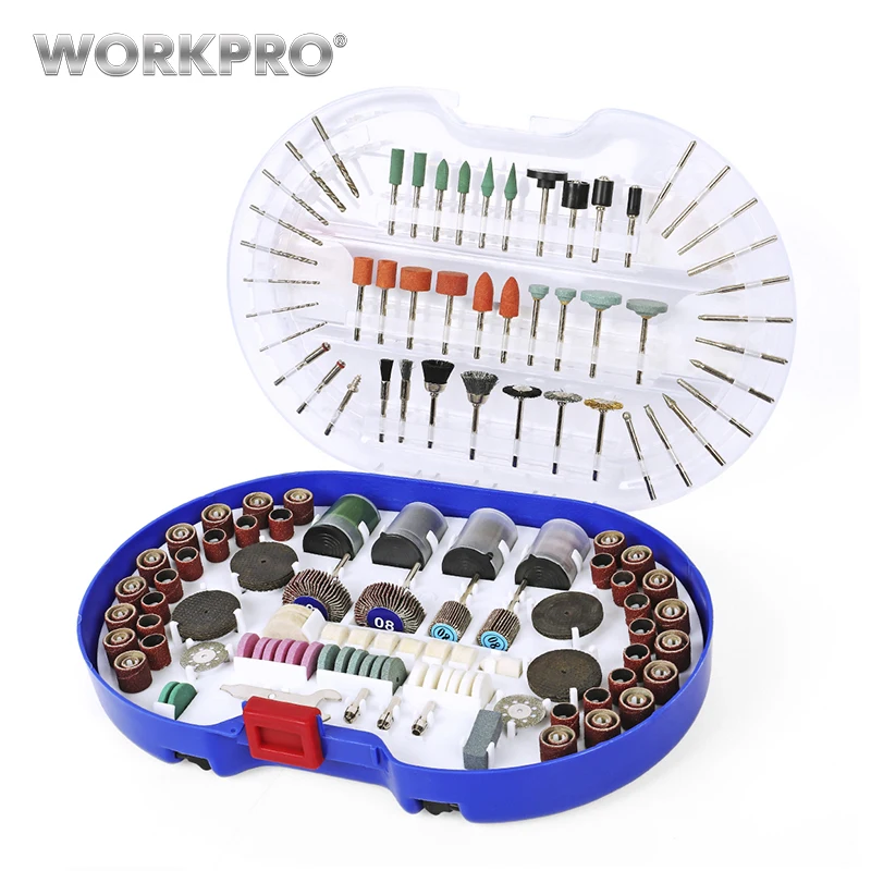 Skup WORKPRO 276PC obrotowe akcesoria narzędziowe do Dremel Mini zestaw wierteł narzędzia ścierne szlifowanie szlifowanie polerowanie zestawy narzędzi skrawających
