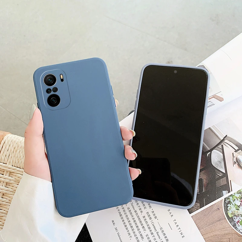 Für XiaoMi RedMi Hinweis 10 10s 10T 10 Pro Platz Flüssigkeit Silikon Fall Hinweis 9 9S 9T 9A 9AT NOTE10 5G 4G Mode Gummi Weichen_voghion.com