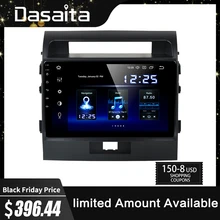 Dasaita 10," Android 9,0 Авто 1 Din радио для Toyota Land Cruiser LC200 2008 2009 2010 2011 2012 2013 TDA7850 4 Гб ram