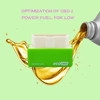 

New Car Mini OBD2 Economy Chip Tuning Box Green Power Fuel Optimization Device OBD2 Interface 15% Fuel Save For Benz