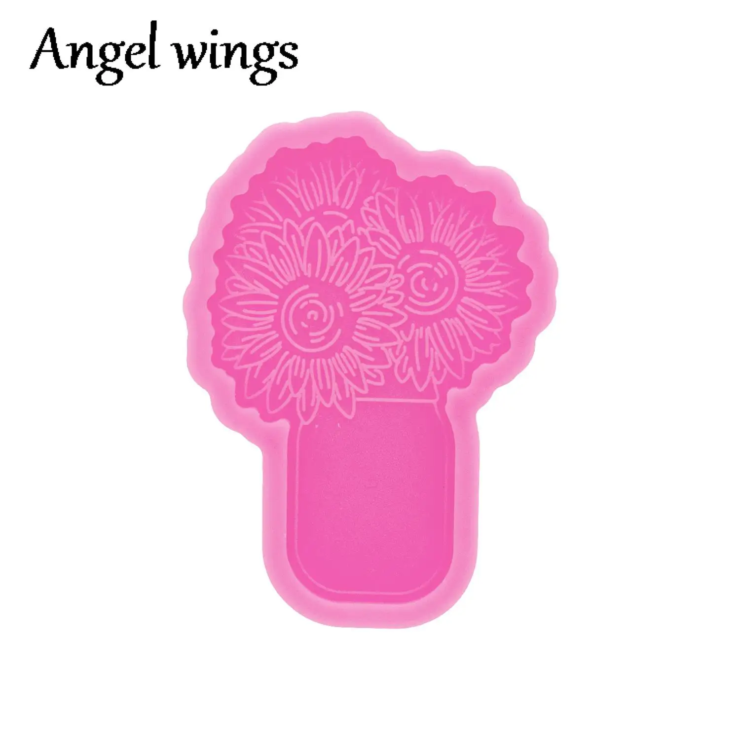 DY1417 Shiny Anlage Blätter/Blumen/Karotten/Pilze Silikon Keychain Formen, Epoxy DIY Harz Charms Form, schokolade Kuchen Form – Detail 32