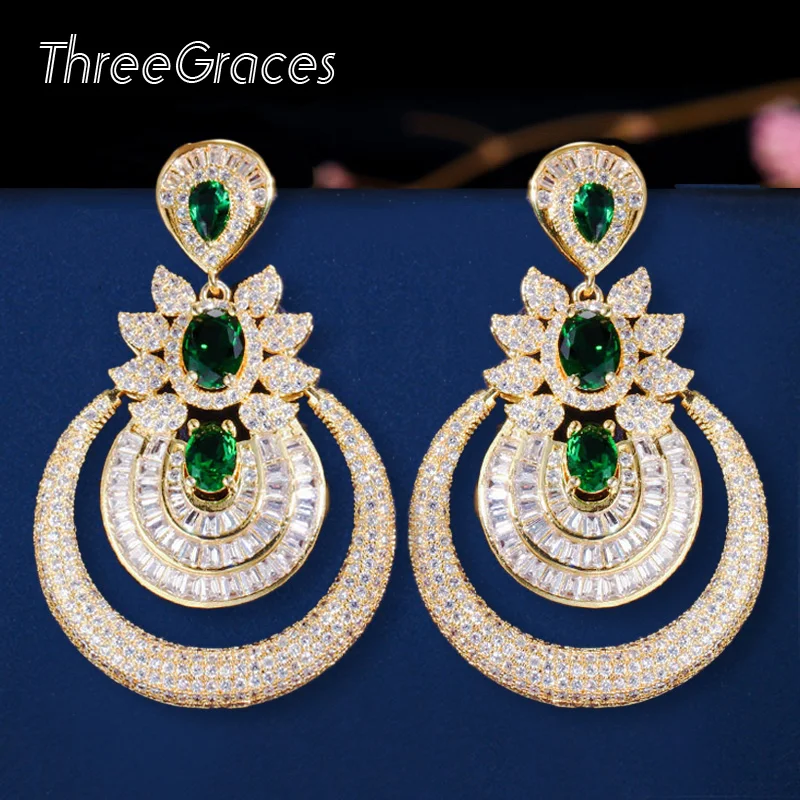 Женские серьги-капельки ThreeGraces в Африканском и нигерийском стиле роскошные
