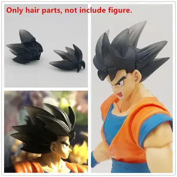 

Dragon Ball Wind blow head effect hair parts (no body) for Bandai SHF Son Goku 2.0 Kamehameha Shock Wave models N047*