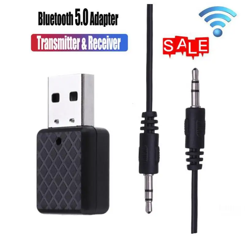 Беспроводной передатчик аудио 5,0 bluetooth адаптер USB bluetooth передатчик приемник BT5.0 AD2P AVRCP для акустической гарнитуры CD MP3