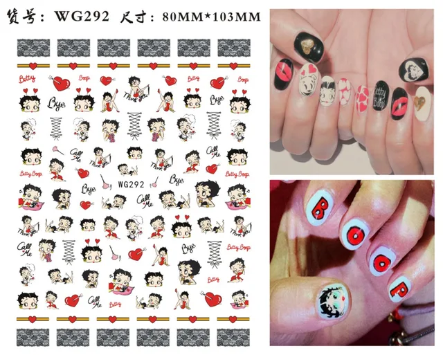 WG266-296 Summer Princess Ultra-thin Adhesive Nail Stickers Children's Girls Christmas Gifts 2021 New 3D Fashion Manicure Decals WG 292