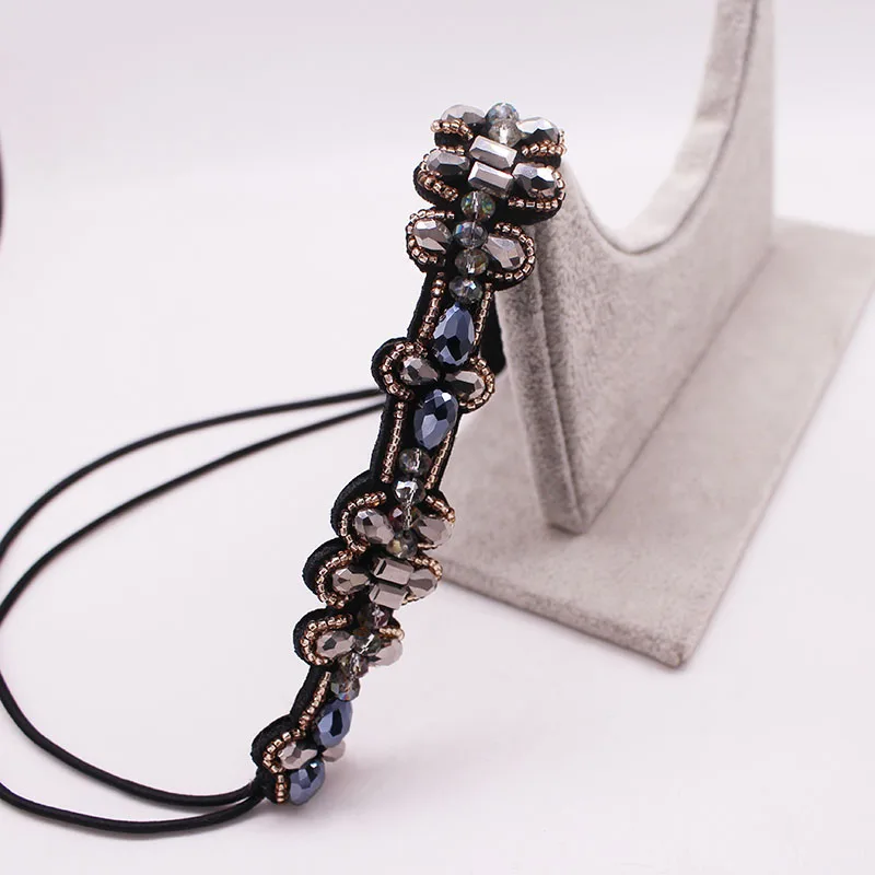 Nuovo Etnico Perle di Metallo Fascia Del Fiore Della Perla da Sposa da Sposa su Misura in Rilievo per Le Donne E Le Ragazze Accessori per Capelli - immagine 5