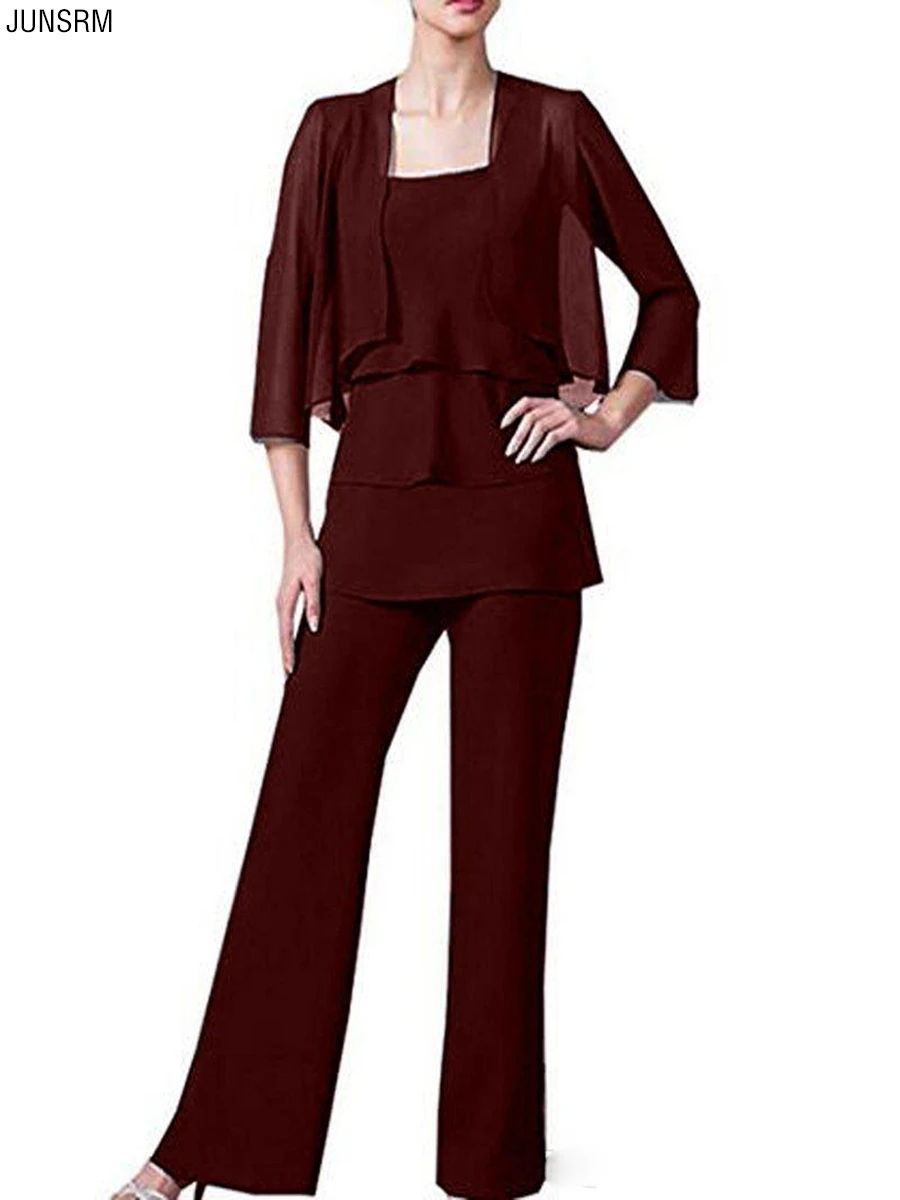 simple chiffon suits
