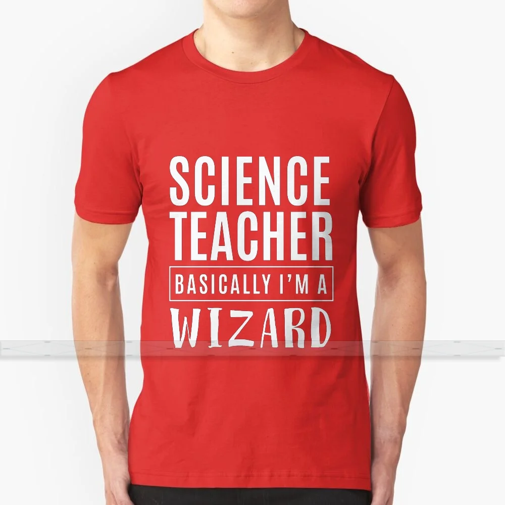 Science Teacher в основном волшебник забавная футболка для школьника мужчин с 3D принтом