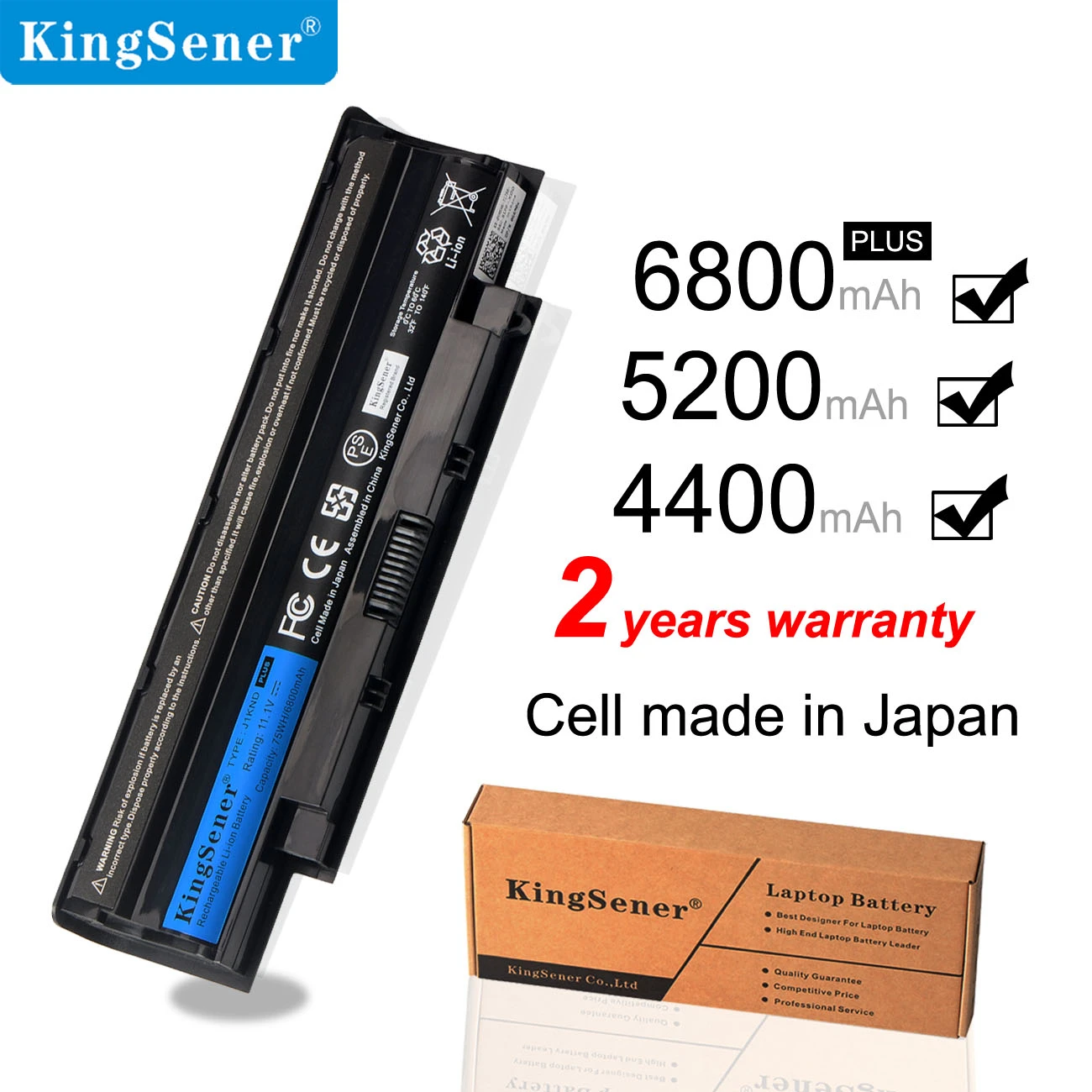 Kingsener J1knd Laptop Battery For Dell Inspiron M501 M501r M511r N3010