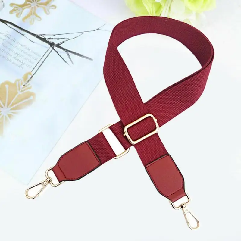 New Solid Color Cotton Ribbon With Pu Leather Adjustable Single Shoulder Messenger Bag Accessories Joker Handbag Bag - Цвет: I