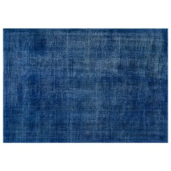 

Handmade Blue Vintage Overdyed Turkish Area Rug 204x300 Cm-6'8''X9'10''