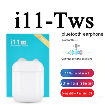 

2020 new i11 TWS mini wireless bluetooth headset for Apple Android Xiaomi Huawei Samsung PK i7S i9 V8 i12 i14 i18 i30X