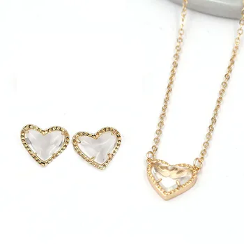

2020 Summer New Arrival Small Heart Lovely Pendant Necklace Women Fashion Jewelry Wholesale