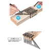 Japan Shinwa 62115 multi purpose angle ruler 45 ° 90 ° cross line ruler woodworking angle ruler hole ruler 2