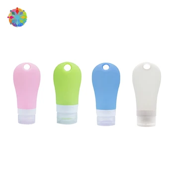 

90ml Portable Travel Lotion Points Shampoo Container Mini Silicone Bottle Refillable Bottle