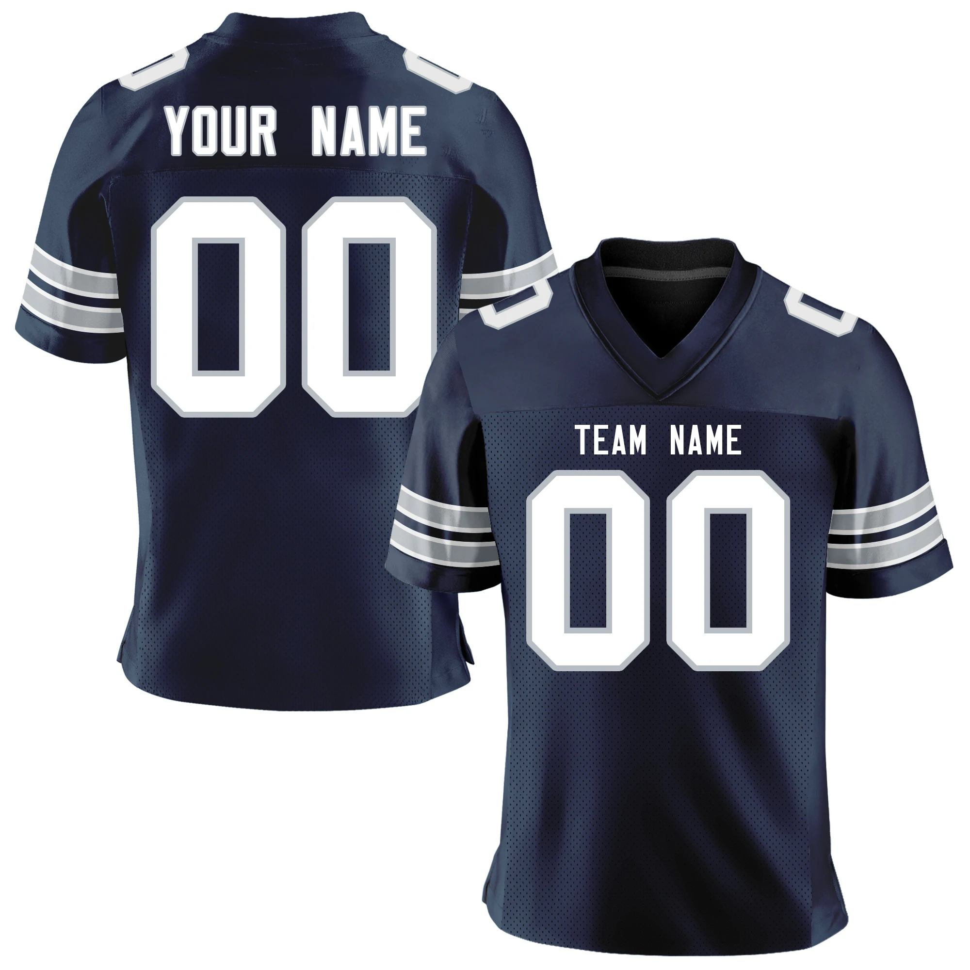 Football Jersey Personalized Printed Your Team/Name/Number Breathable Soft Shirts for Adults/Youth