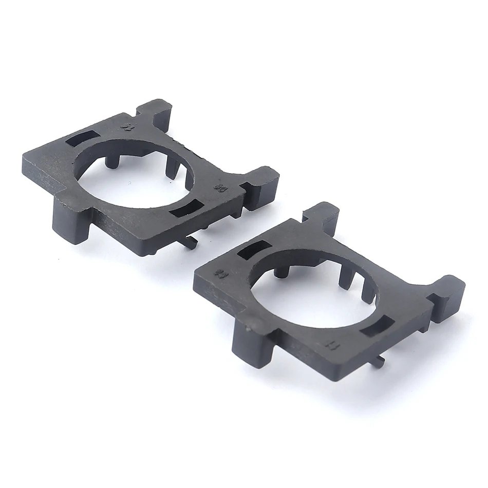 Adaptateurs Clips H7 Pour Ampoules LED - Support Aluminium Argenté, Compatible Classe B, Mercedes, Chery, Saab
