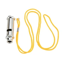 Аварийный Открытый выживания Портативный с шнурком многофункциональный металлический свисток высокой частоты спортивный эхолот Электроплита