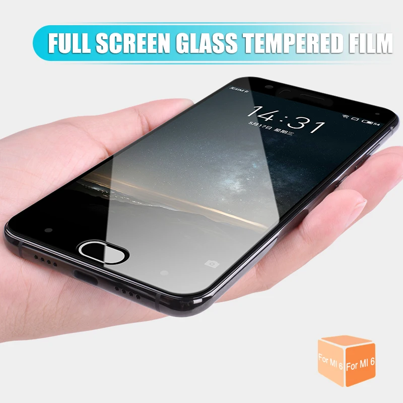 9D Защитное стекло для Xiaomi mi 6 6X5 5S 5C 5X 5s Plus закаленное стекло для mi A1 A2 Note 3 A3 Lite Полное покрытие протектор экрана