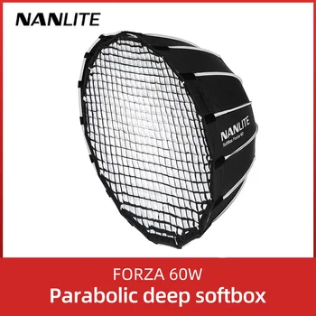 

NANLITE Portable 60CM Quickly Fast Installation Deep Parabolic Softboxfor Forza 60 Softbox (EC-FZ60)