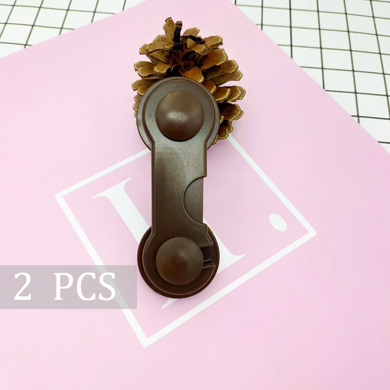 2pcs 2 шт., 5 шт., Многофункциональный защитный замок для детей, для детей, ящик безопасности, дверной замок холодильника - Цвет: 2pcs