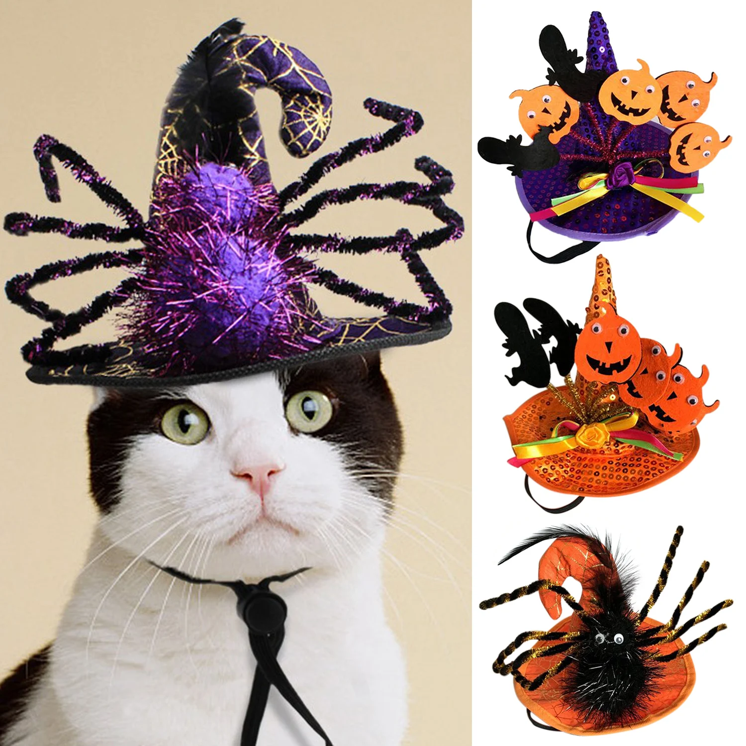 Милая кавайная забавная собака кошка косплей костюм шляпа шапка для Хэллоуина