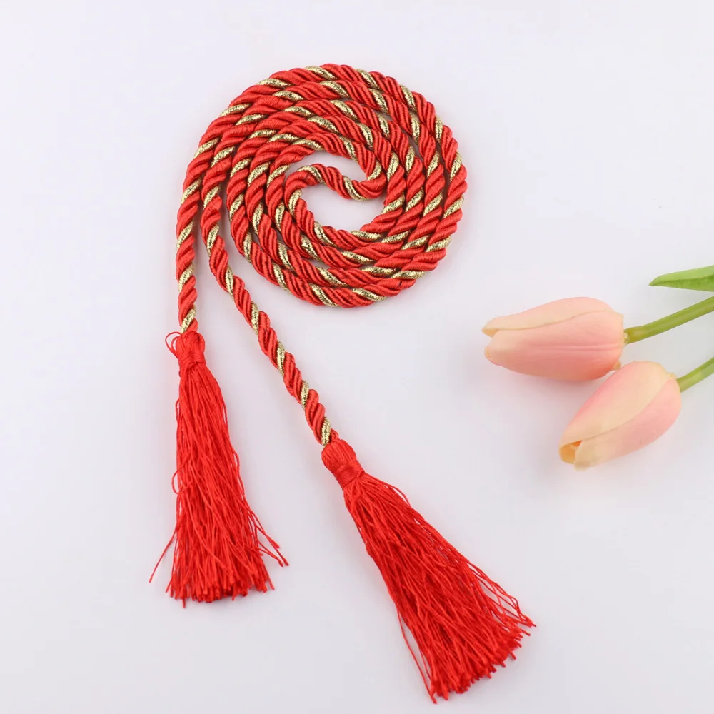 One Pair 135 Cm Curtain Tie Backs Tassel Rope Living Room Bedroom Decoration Cortinas Con Flecos Atados | Дом и сад