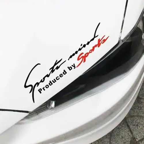 

Racing Car Auto Waterproof Reflective Letter Pattern Vehicle Decor Decal Sticker