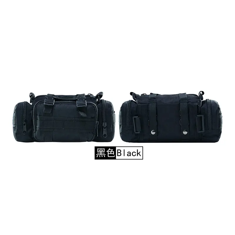 TIANHOO камуфляжная поясная сумка для камеры, тактическая сумка для занятий спортом на открытом воздухе, альпинизмом, бегом, поясная сумка - Цвет: black