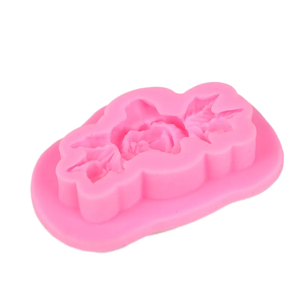 Форма розы DIY торт Sugarcraft Embosser домашняя кухня плесень производитель ремесло