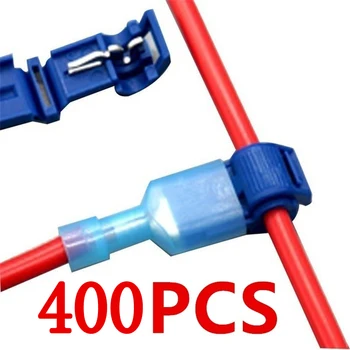 

400Pcs(200Set) Electrical Cable Connectors Snap Splice Lock Wire Terminals Crimp Wire Connector Waterproof Electric Connector