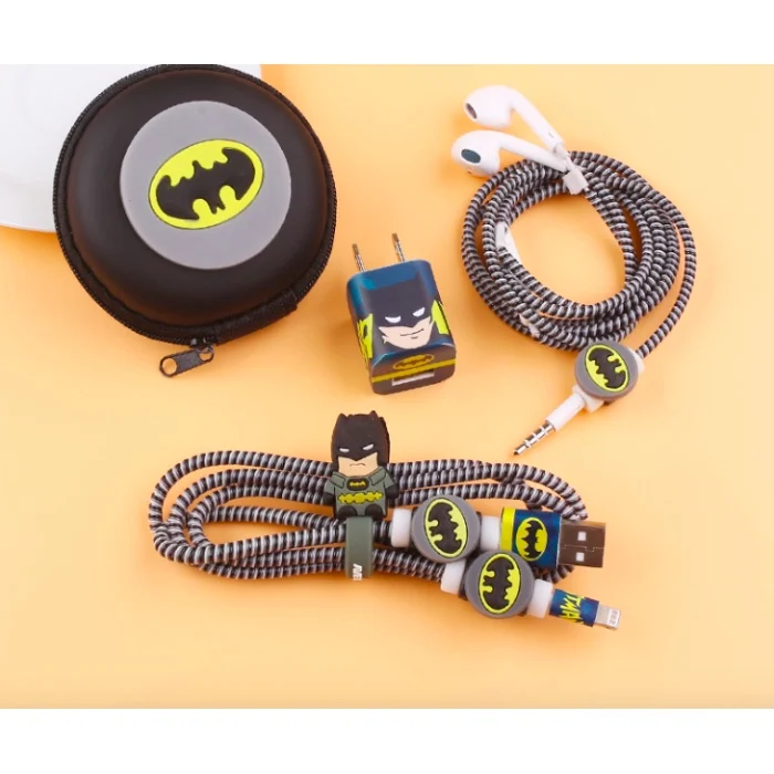 Прекрасный мультяшный usb-кабель DIY наклейки для зарядного устройства защитная сумка-чехол Защита провода крышка протектор для iPhone X/Xs зарядное устройство