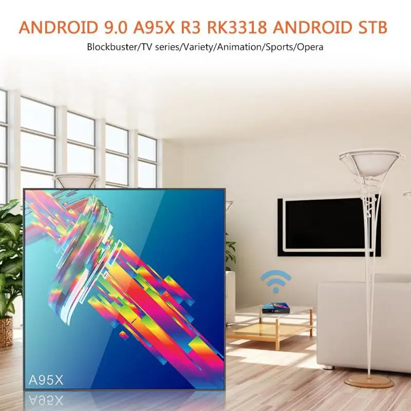 A95X ТВ приставка Android 9,0 R3 RK3318 ТВ приставка ОЗУ 4 Гб ПЗУ 32 Гб 64 Гб bluetoo WiFi 4K Google Play Смарт ТВ приставка
