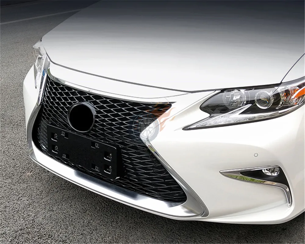 F-Sport стиль сотовая сетка гриль для Lexus ES ES200 ES300h ES260 F Sport- ABS гоночная решетка автомобиля аксессуары для укладки