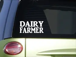 Молочный фермер 8 "наклейка Доильная машина milker корова holstein крупного рогатого скота стикер для холодильника