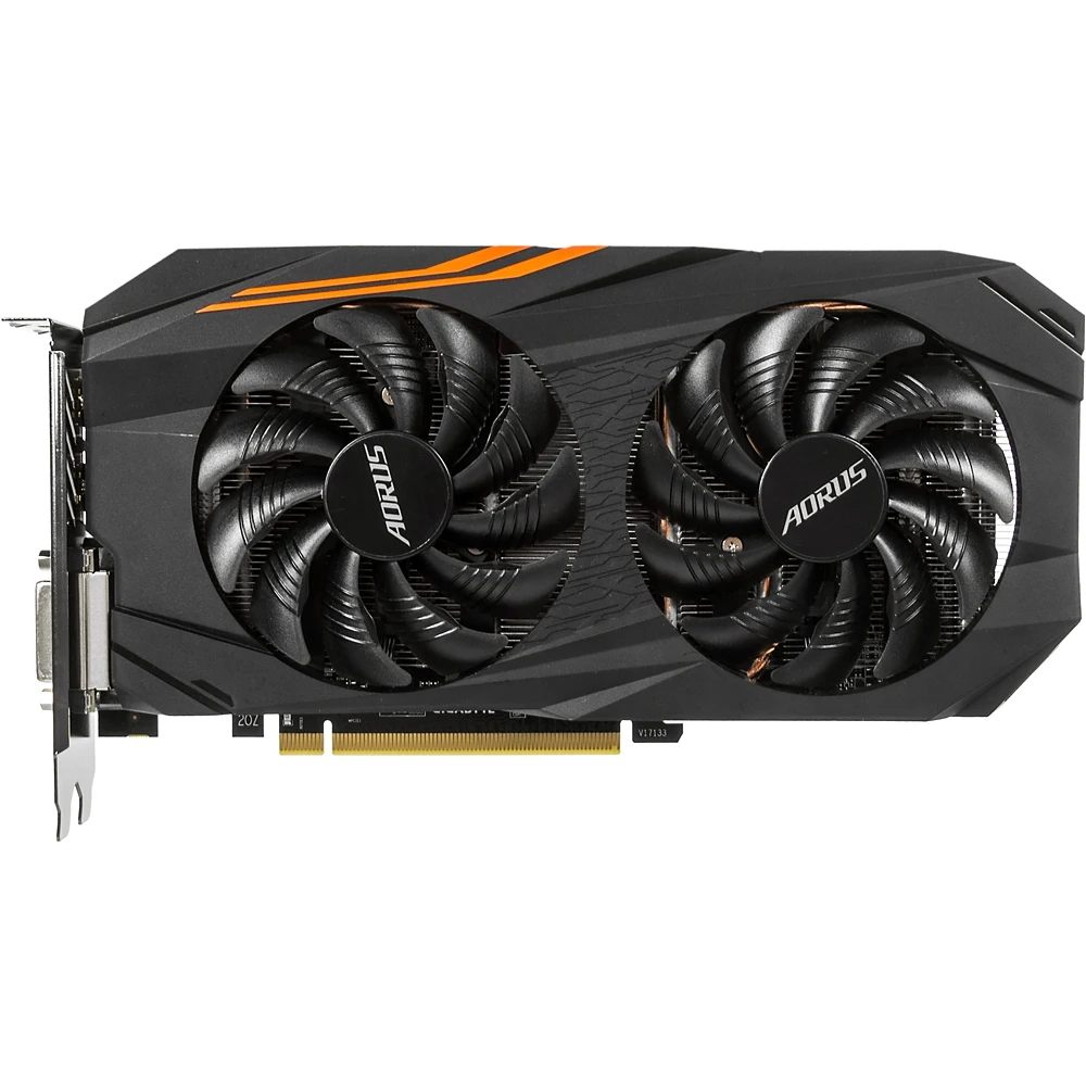 Видеокарта Gigabyte PCI-E GV-RX580AORUS-8GD AMD RX580 8192Mb 256b GDDR5 1340/8000 DVIx1/HDMIx1/DPx3/
