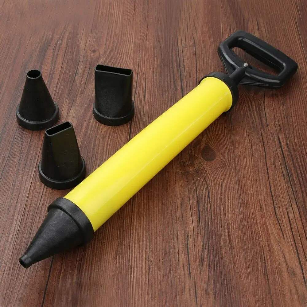 4 Nozzles Cement Lime Hand Tool Set Caulking Gun Pointing Brick Grouting Mortar Sprayer Applicator Tool Set Gardening
