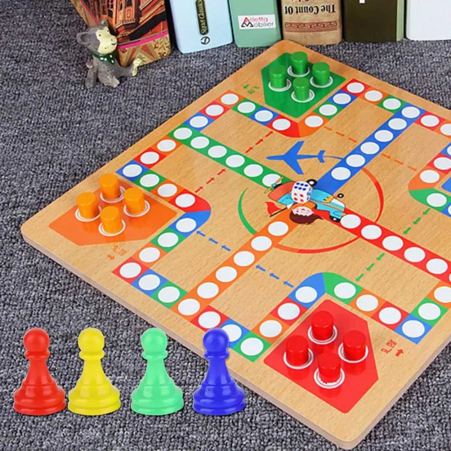 High Qulity board game Plastic Colorful Pieces Pawn Chess Pieces Dice Set for Board Games Accessories Chess Games accessories