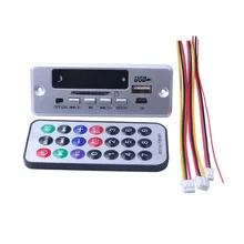 5V 12V bezprzewodowy moduł Bluetooth 5.0 płyta dekodera MP3 samochodowy odtwarzacz MP3 USB gniazdo karty tf/USB/FM/moduł zdalnego dekodowania
