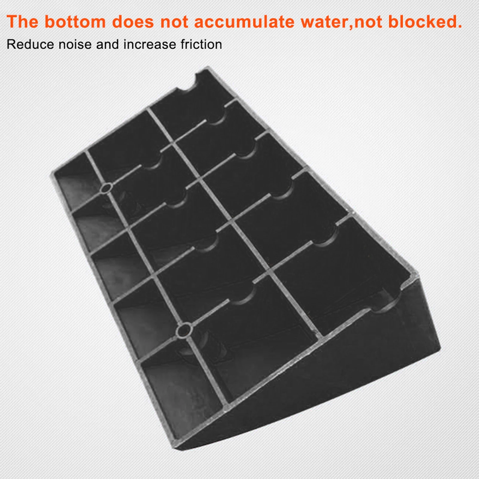 High-strength Hard Plastic Threshold Ramp Mat Lightweight Portable Small Convenient Ramp Mat