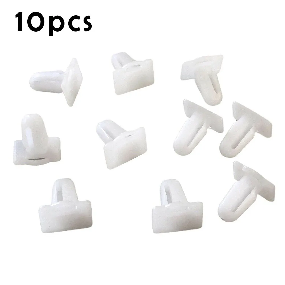 

10pcs White Car Door Sill Covering Clip Trim Moulding Retainer For BMW E30 E39 E46 Z3 M3 M5 Interior Accessories Fixing Clip